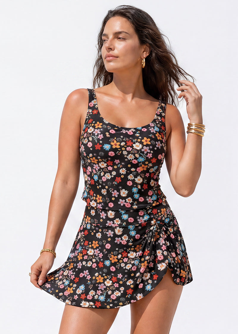 Black Floral / 2XL