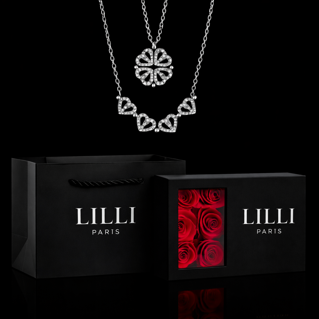 Silver-plated / 6 Roses