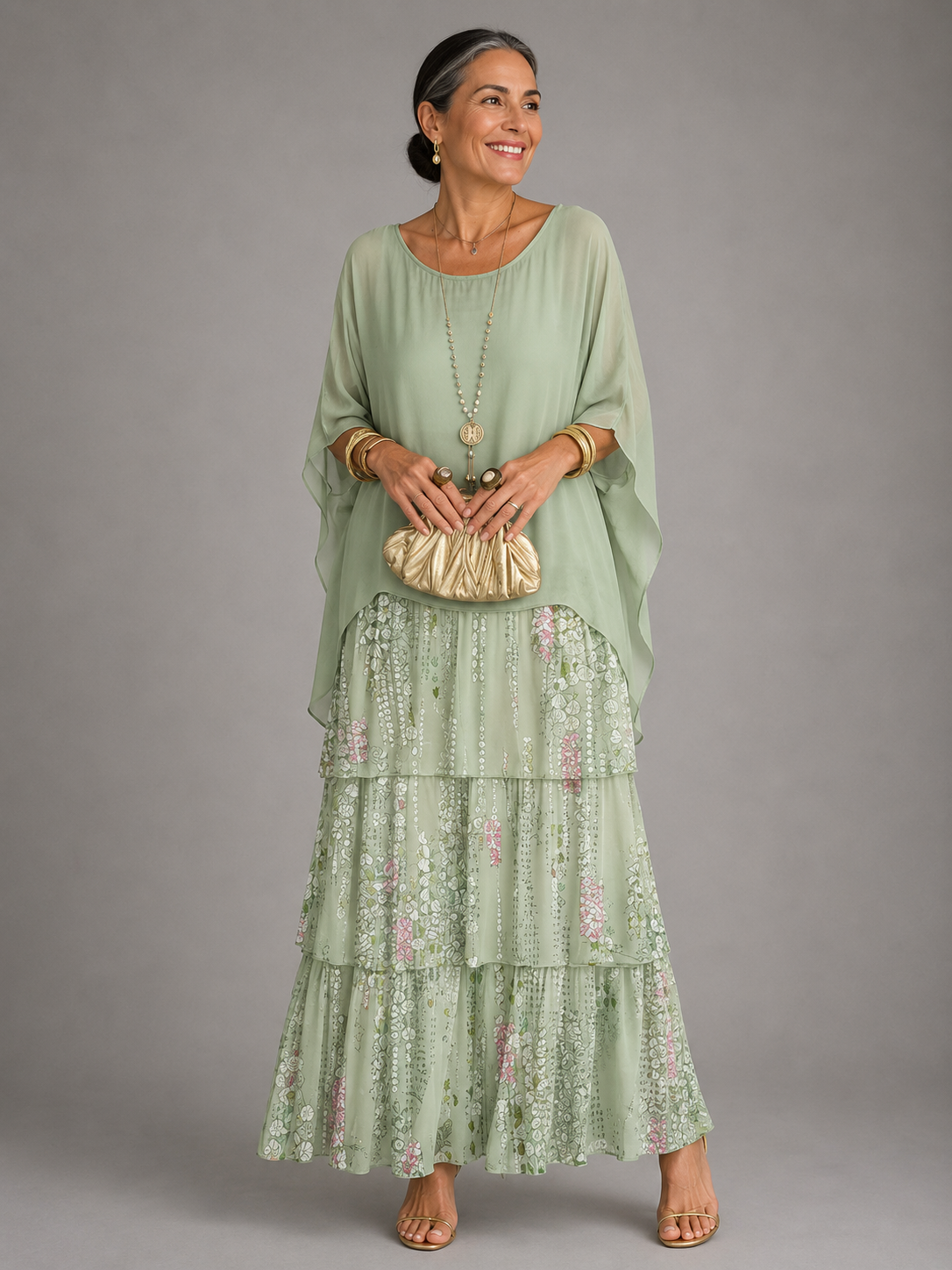Vert blanchâtre / 4XL