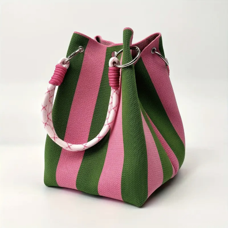 Pink Green Stripe
